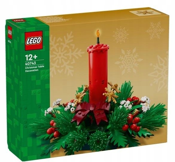 Lego Iconic Vánoční dekorace na stůl Lego Dekorace