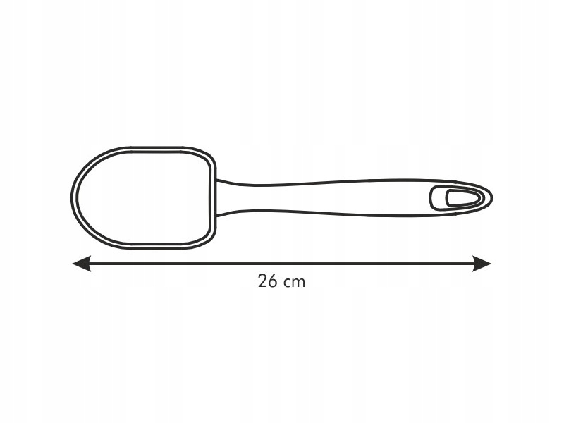 SZPATUŁKA ŁOPATKA SILIKONOWA KUCHENNA ŁYŻKA CIASTA Marka Tescoma