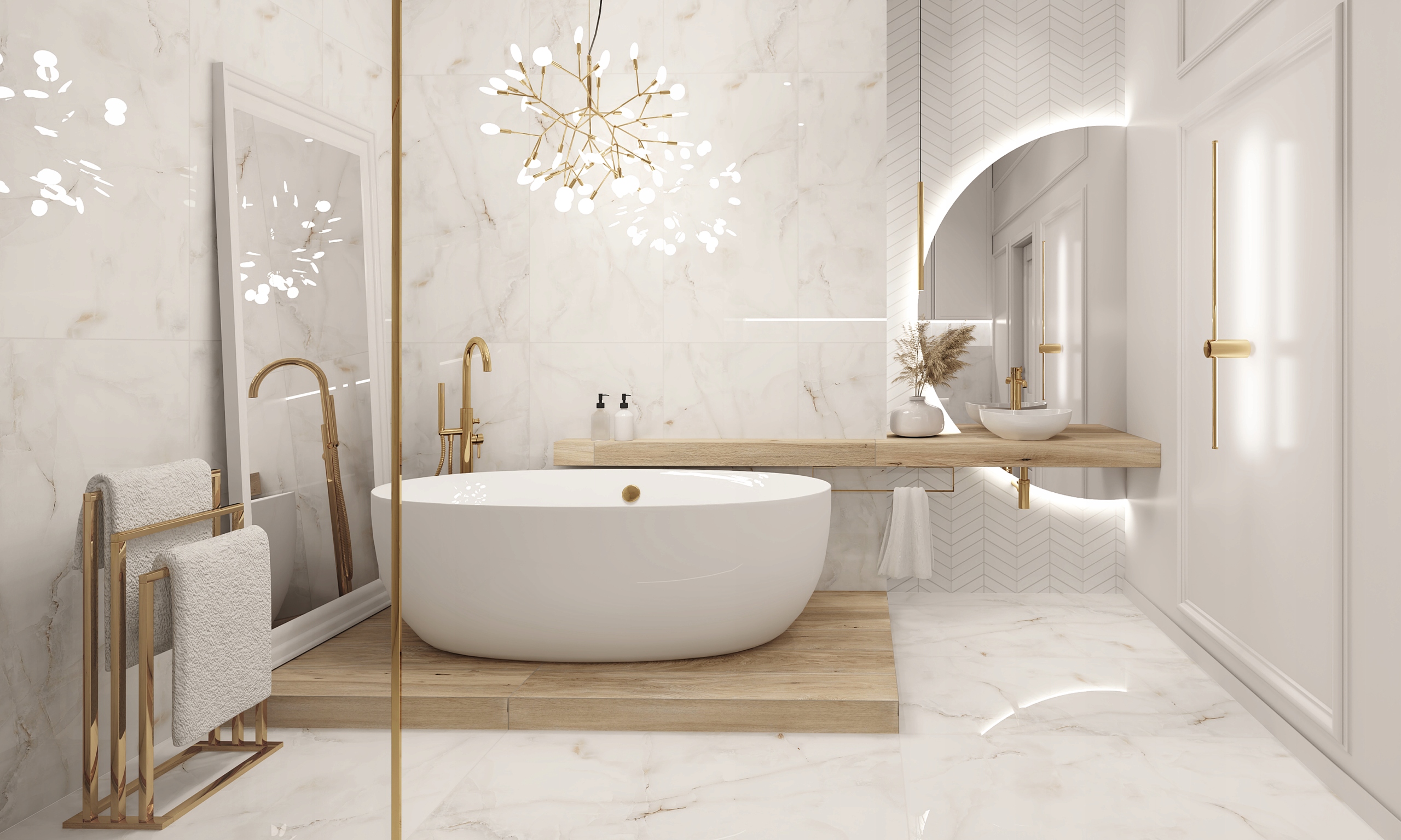 PŁYTKI ŁAZIENKOWE PODŁOGOWE BIAŁY MARMUR GRES LOGAN SNOW 60x60 POŁYSK Typ gres