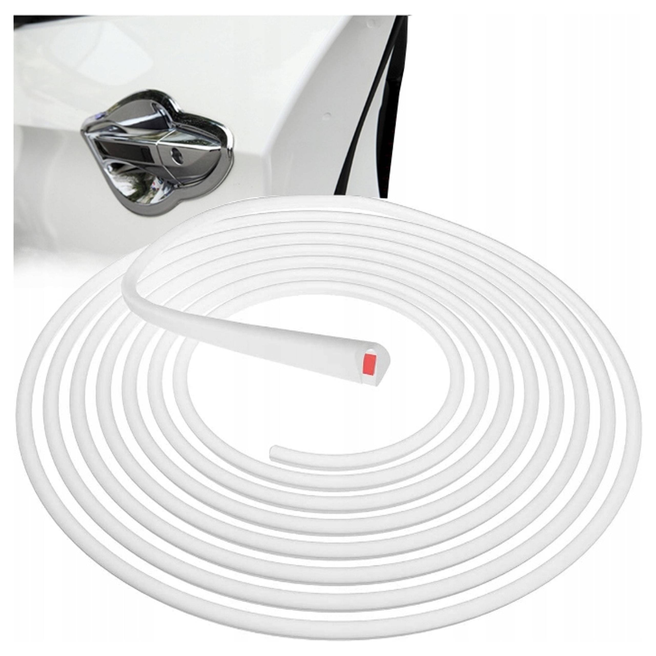 PROFIL OSŁONA KRAWĘDZI DRZWI NA RANT ODBOJNIK SAMOCHODU AUTA BIAŁA RANTÓWKA