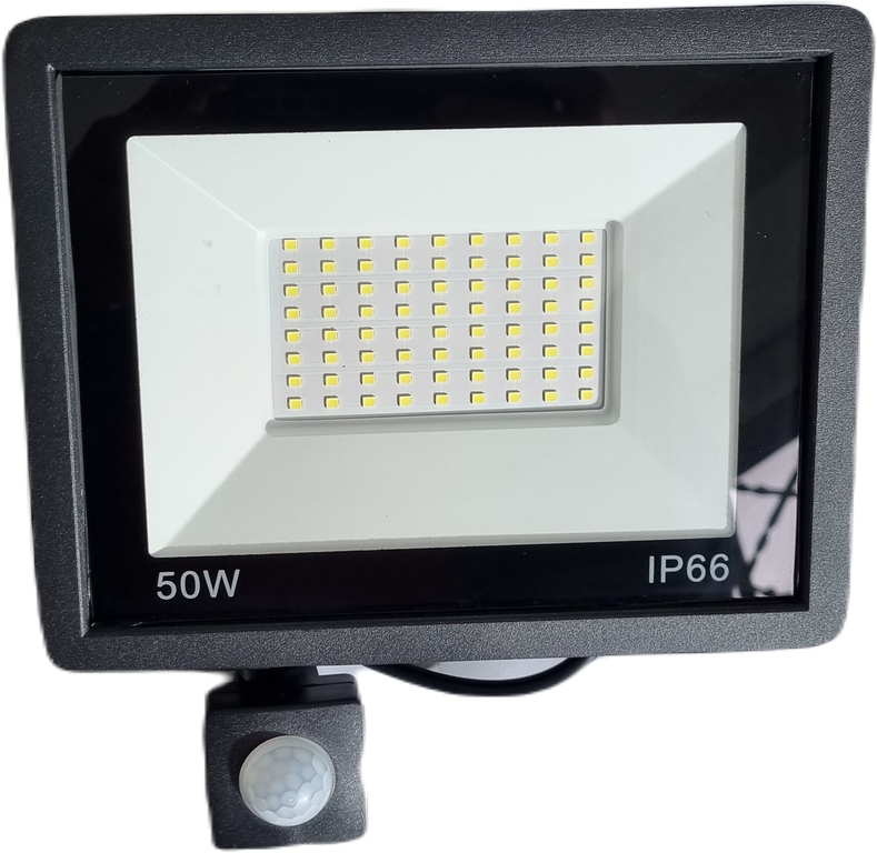

Halogen Lampa Led 50W białe światło Czujnik Ruchu