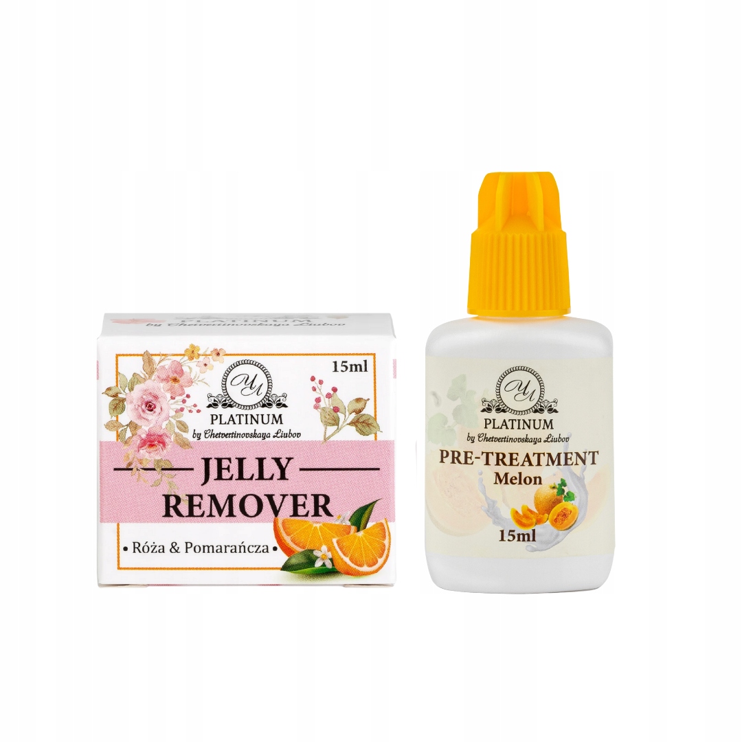 Odličovač řas „Růže-Pomeranč“ odličovač řas „Meloun“PLATINUM sada