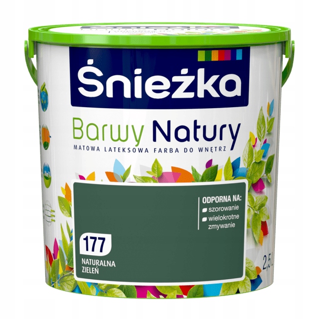 

Śnieżka Barwy Natury Naturalna Zieleń Mat 2,5L