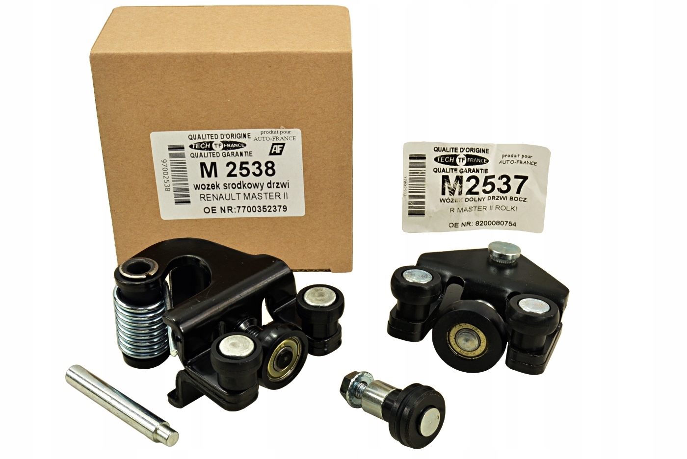 3X WÓZEK ROLKI DRZWI BOCZNYCH MASTER II MOVANO