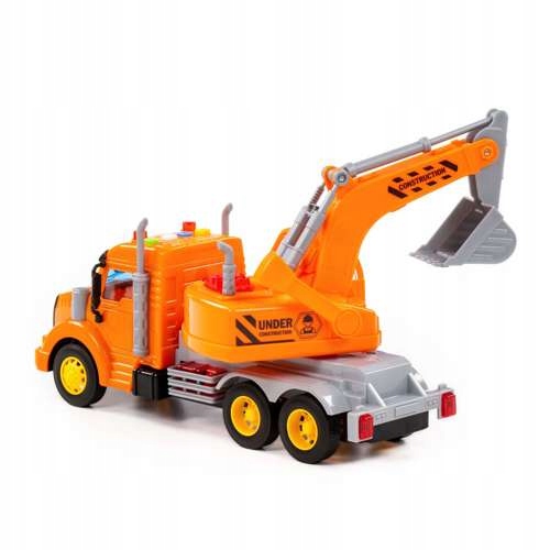 SAMOCHÓD KOPARKA ŚWIATŁO DŹWIĘK POLESIE 86457 Marka Polesie