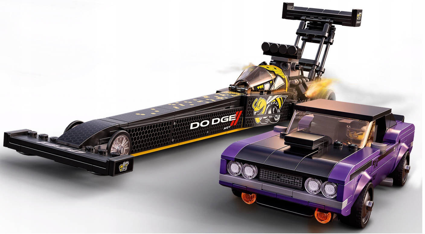 LEGO 76904 SPEED CHAMPIONS DODGE DRAGSTER I CHALLE Wiek dziecka 8 lat +