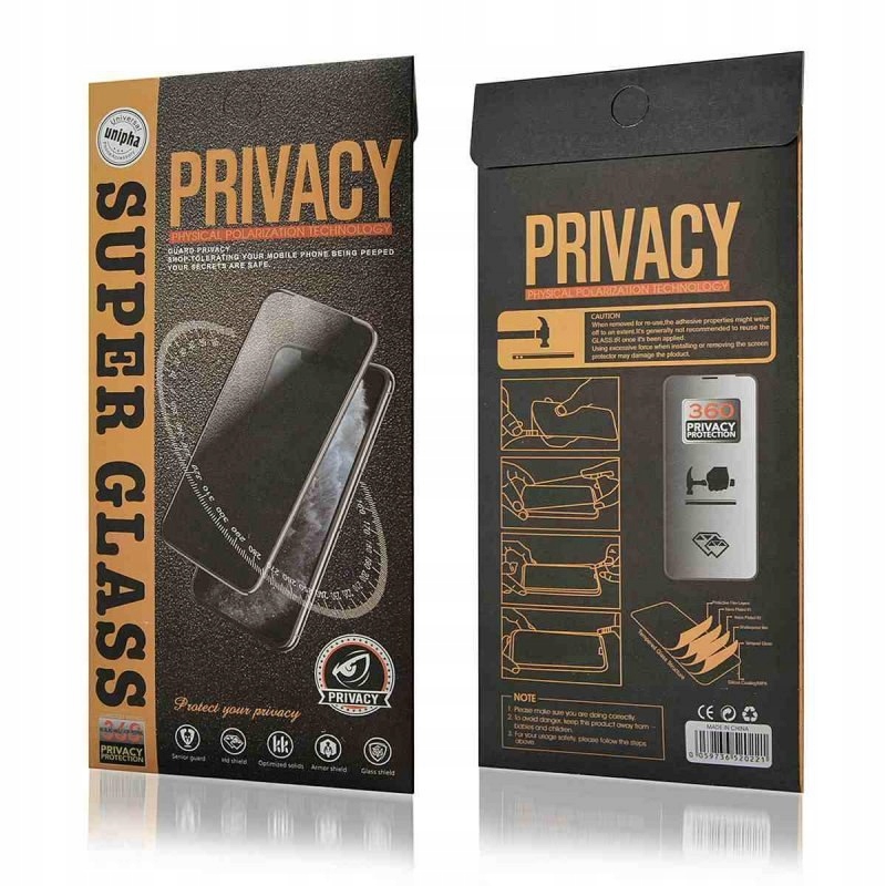 Szkło hartowane Privacy do Realme C51/NOTE 50 Koperta