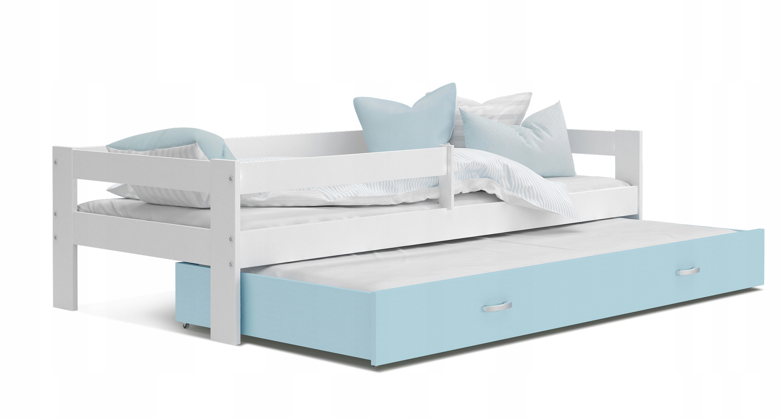 Łóżko parterowe 190x80 color + materc HUGO P2