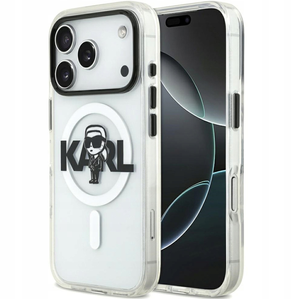 Pouzdro Karl Lagerfeld pro iPhone 17 Pro pro MagSafe, módní, ochranné, silné, lehké