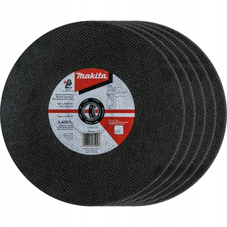 Makita Řezací Kotouč Kov 355 mm x 2,8 mm x 25,4 mm 5ks Inox