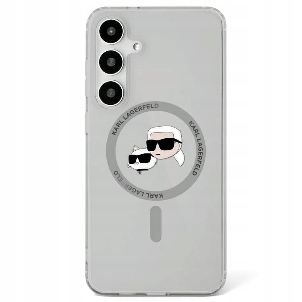 Karl Lagerfeld Pouzdro pro Samsung Galaxy S25 Choupette MagSafe Černé