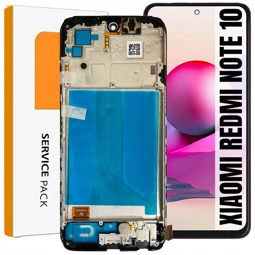 Displej Pro Xiaomi Redmi Note 10 4G Originál Oem Obrazovka Rámeček