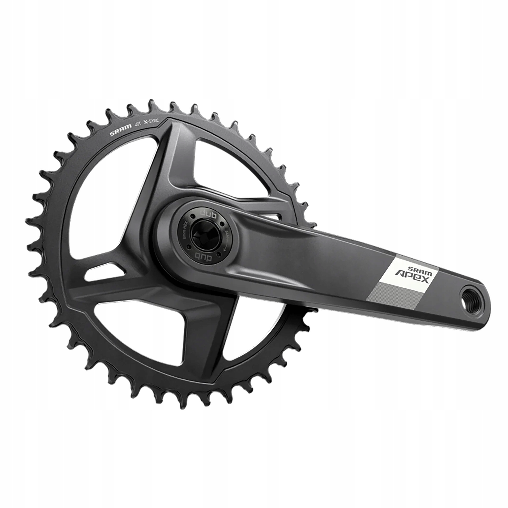 Sram Kliky Apex 1 165mm, 40z, alu/ ocel, cr, dub, dm, 12- s, x- syn