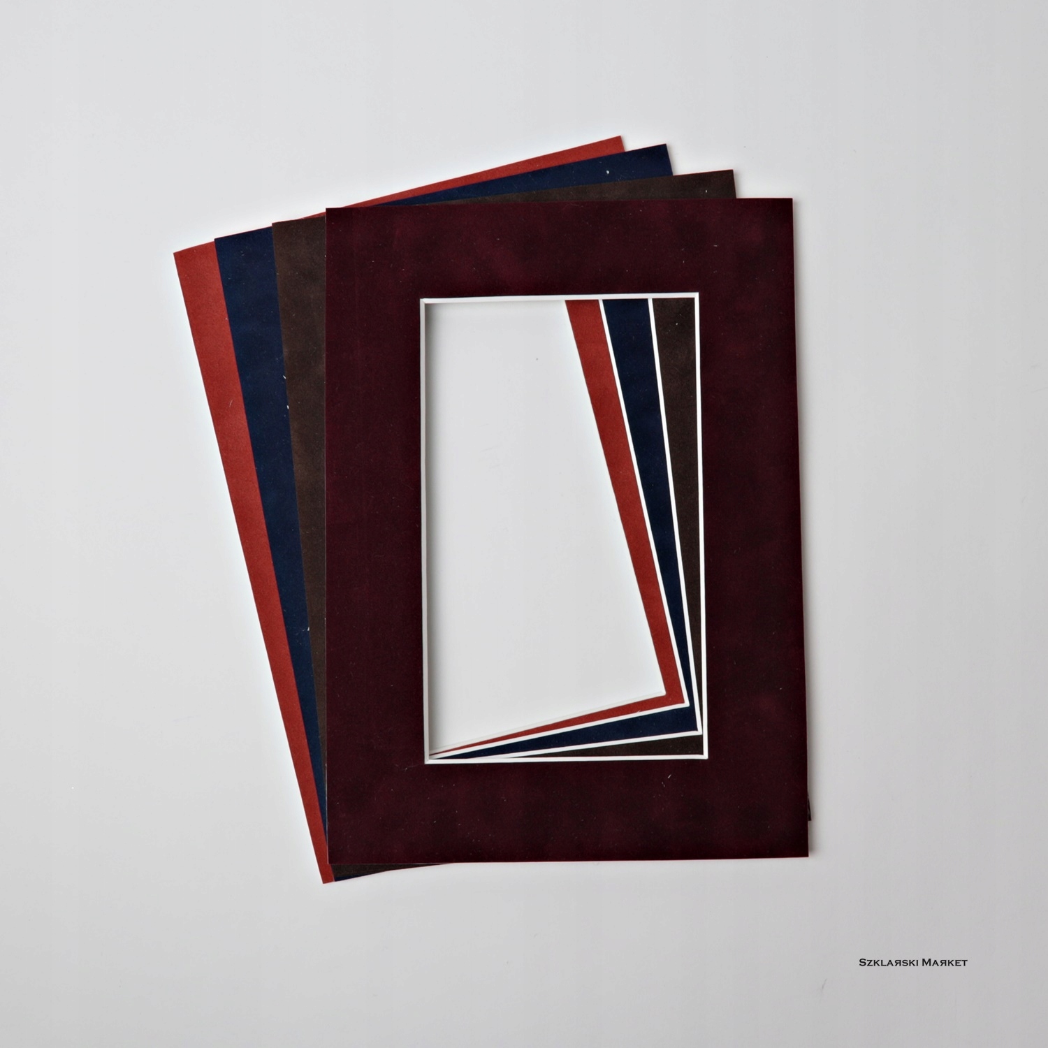 

Passe partout welurowe foto15x21 mix kolorów