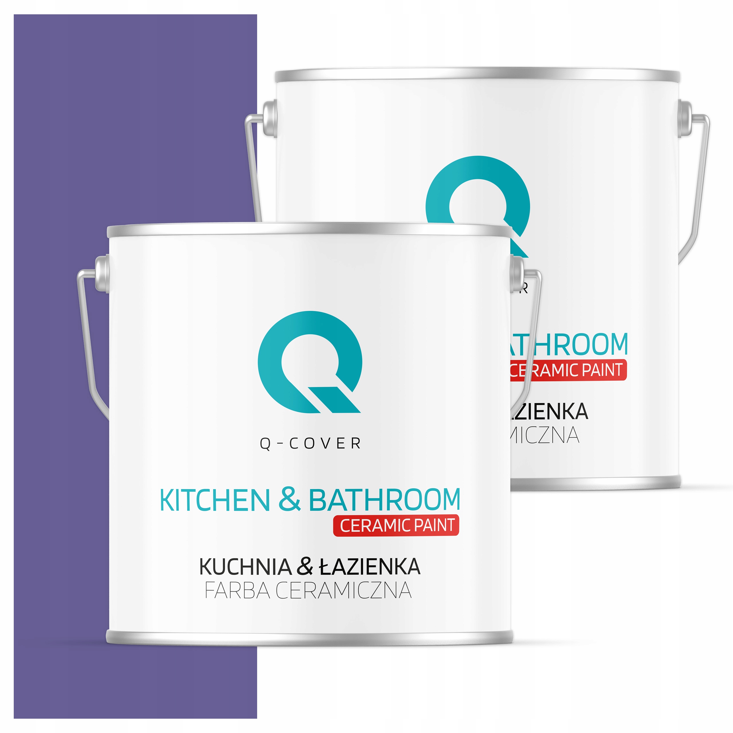 Farba do kuchyne a kúpeľne Umývateľná 5L Hlboká matná Fialová tmavá H2613