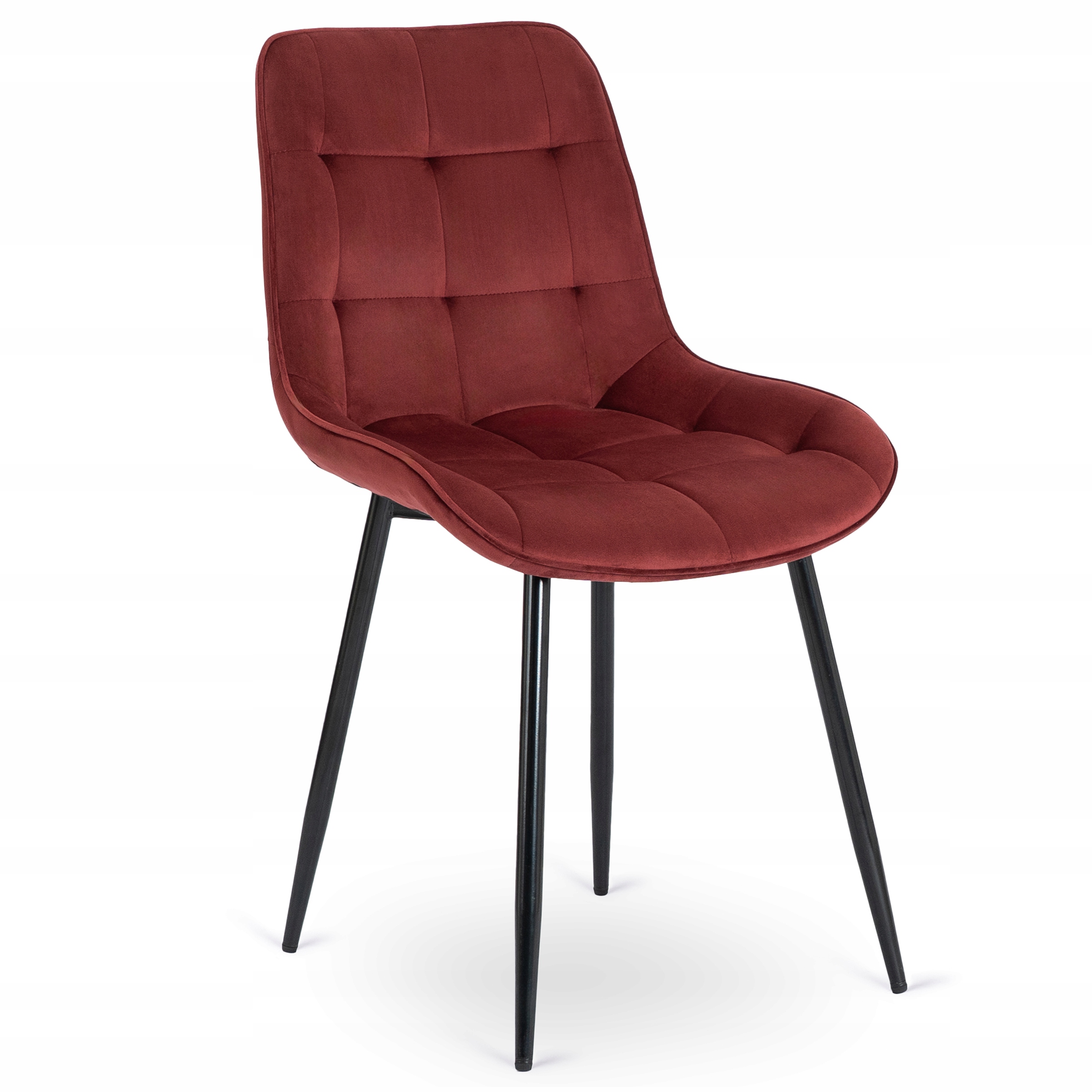 Čalouněná židle Velurová do obývacího pokoje Kuchyňská jídelna Bordová Chris
