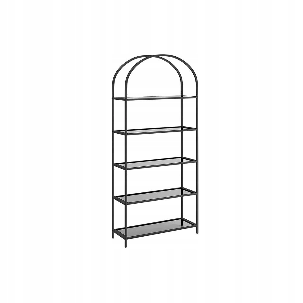 Úložný regál so sklenenými policami Vasagle LGT050G01