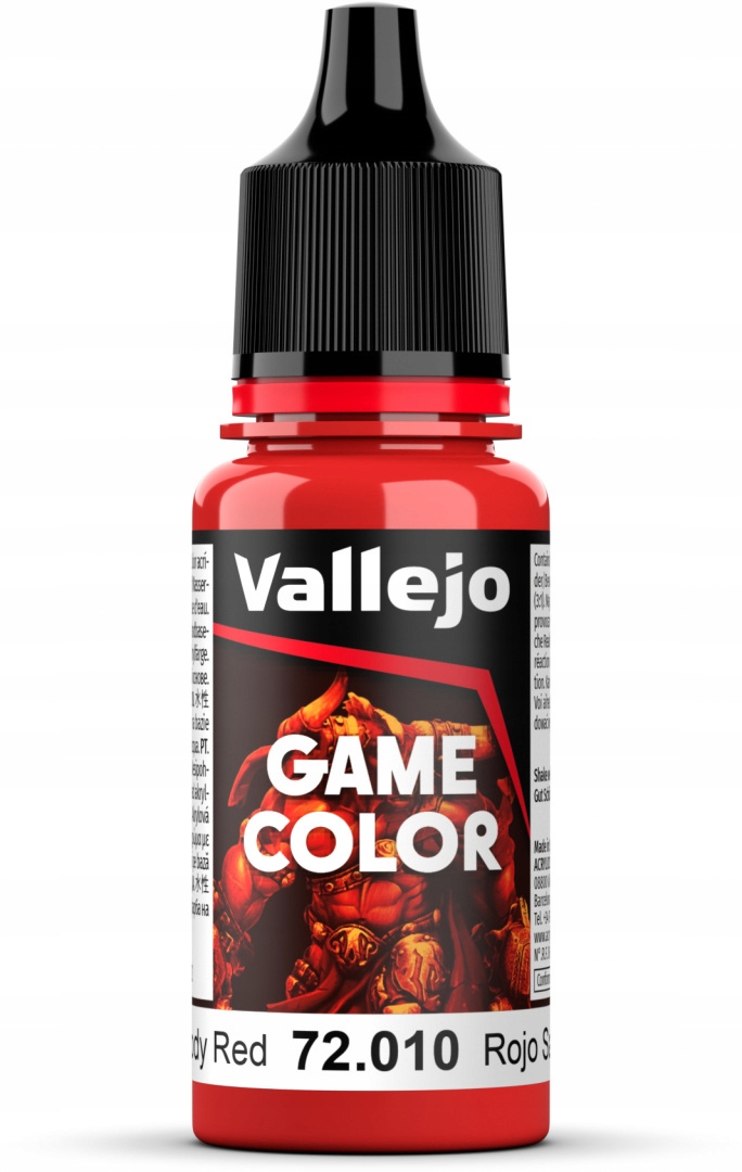 Vallejo 72010 Game Color 18ml Bloody Red