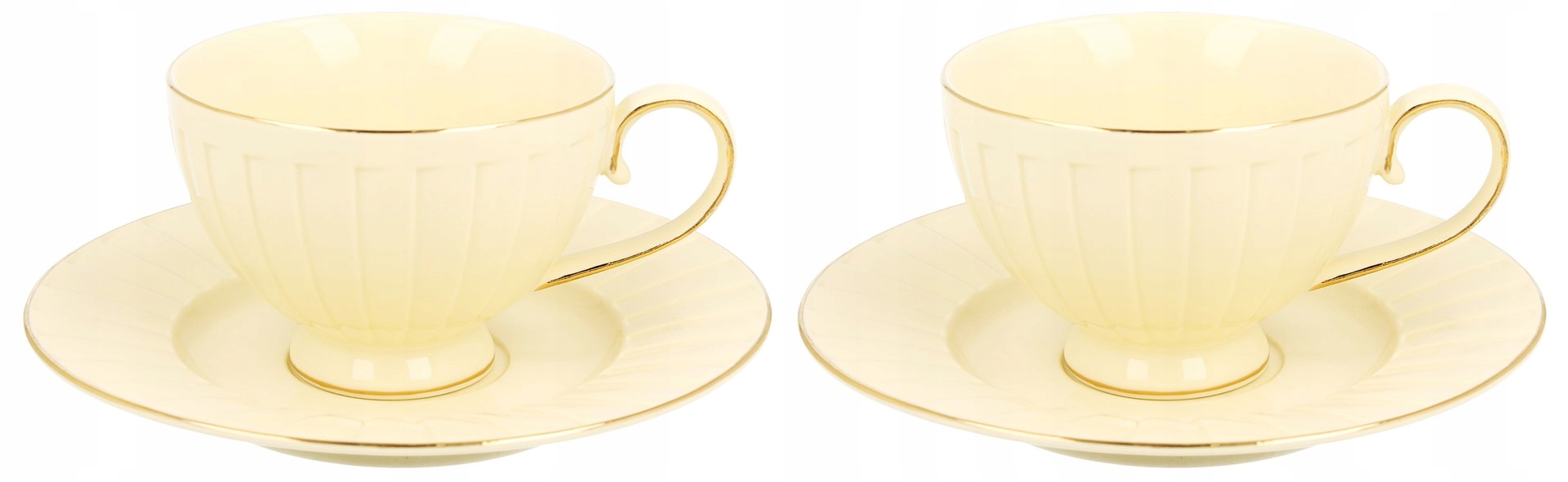 Porcelánové hrnky káva čaj 2+2 220 ml Nina