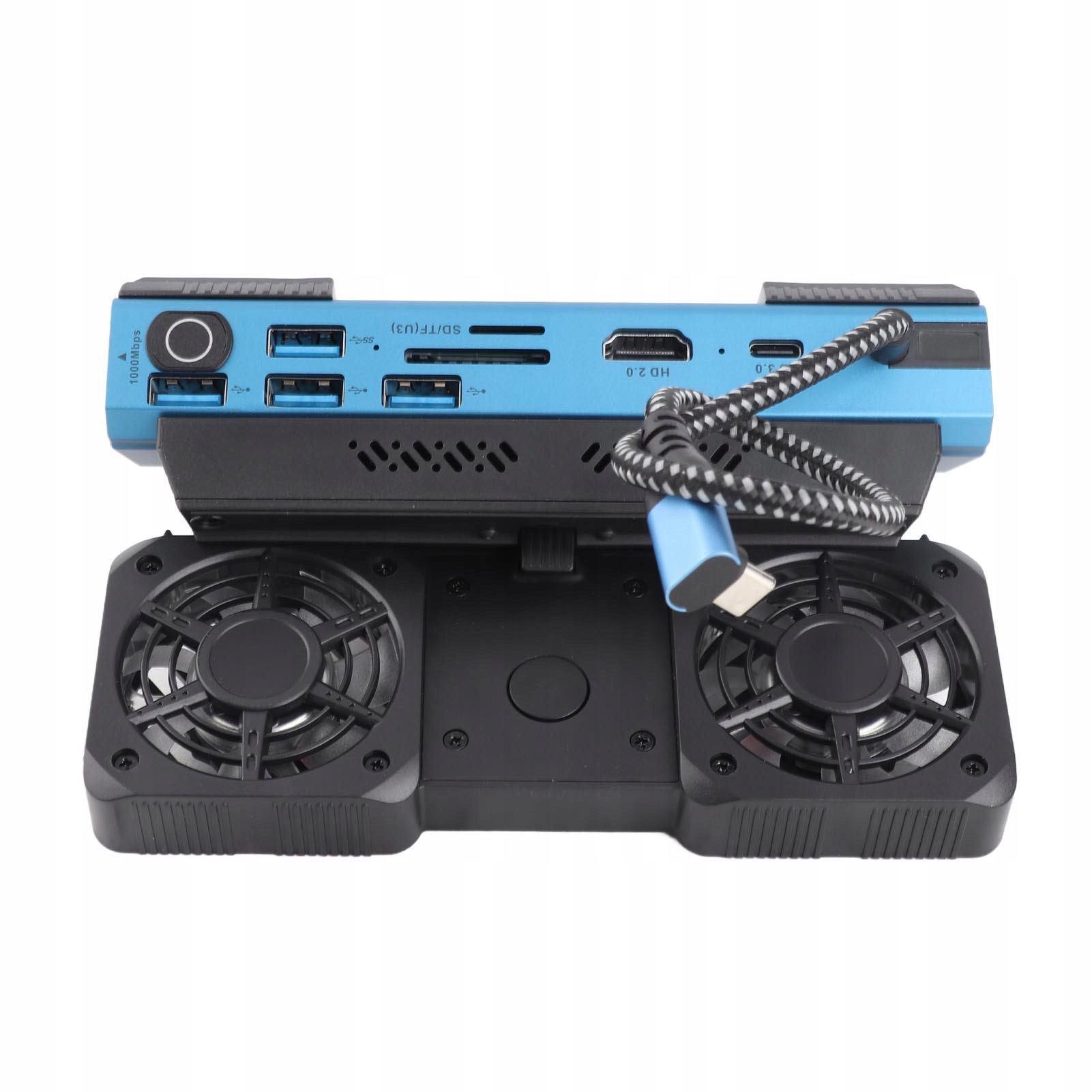 STACJA DOKUJĄCA 9 W 1 DLA STEAM DECK INTERFEJS MULTIMEDIALNY RGB USB C HD