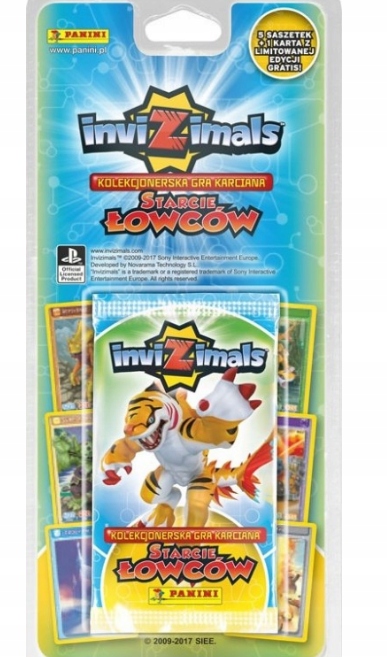 Invizimals Starcie Łowców 5 saszetek