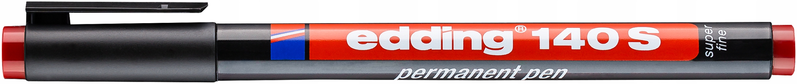 Foliopis cienki marker czerwony S 0,3mm Edding 140