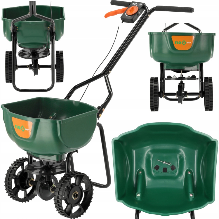 Siewnik Rozrzutnik Do Nawozu Piasku Nasion Soli Rotacyjny 15 L 15 Kg