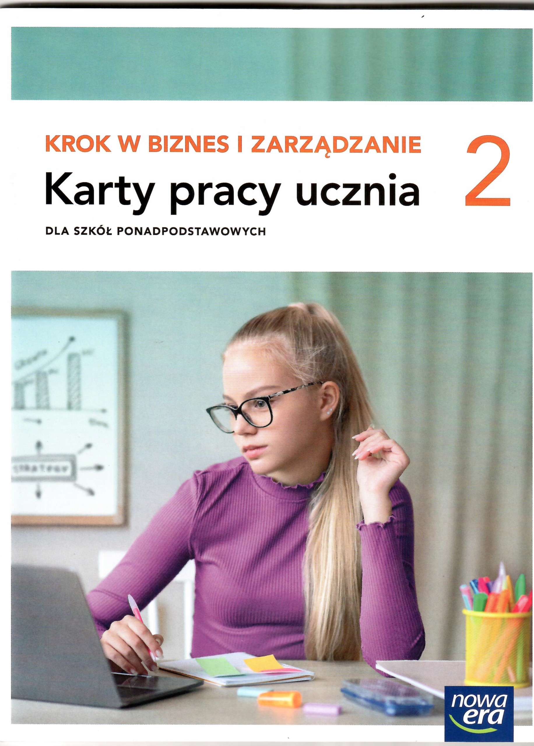 Krok w biznes i zarządzanie 2 karty pracy ucznia podstawowy Nowa Era