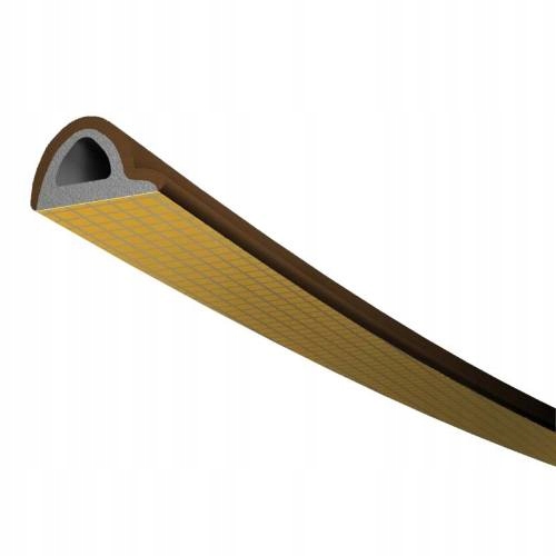 Trelleborg Tesnenie Tlt do okien a dverí, profil P 100 H, 9 x 5,5 mm, hnedé,
