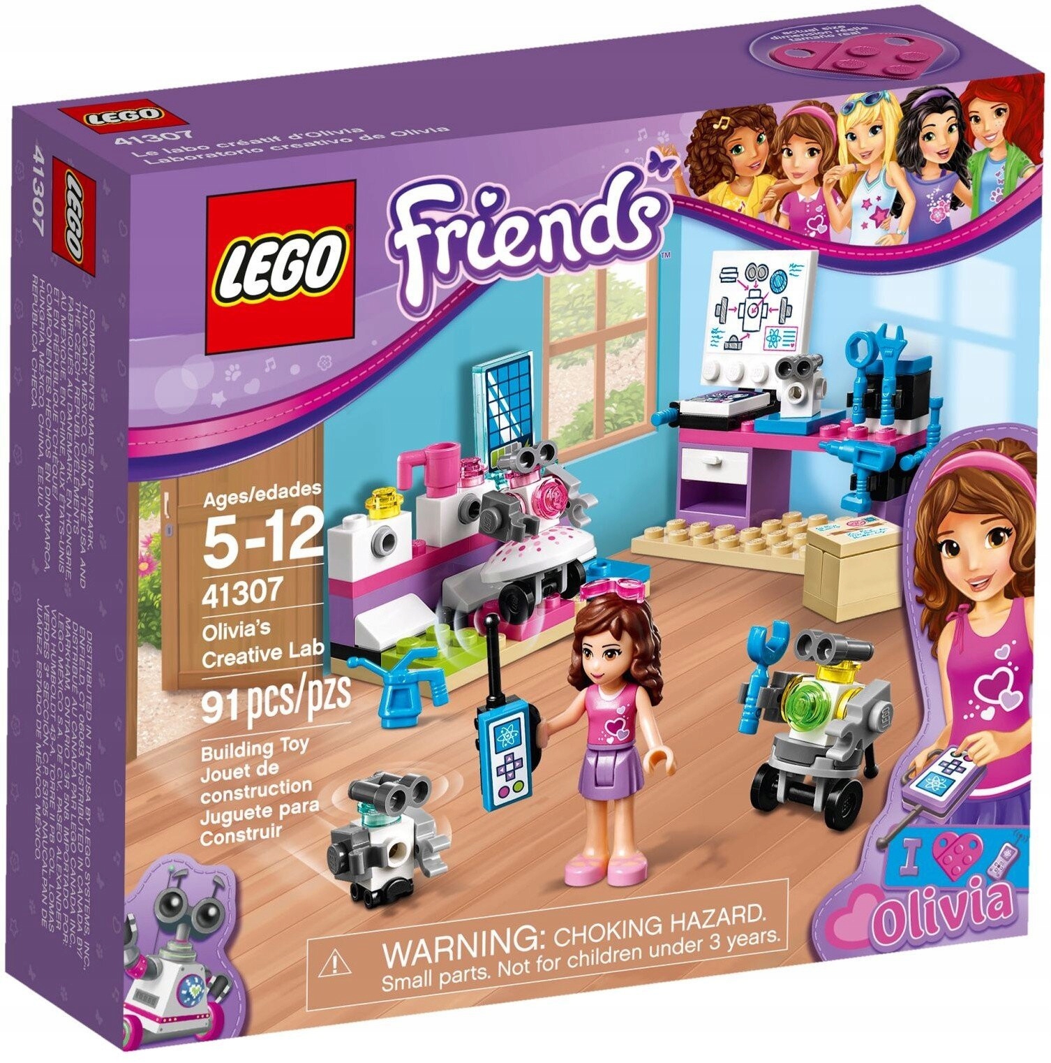 Lego Friends 41307 Kreatywne laboratorium Olivi Nowe
