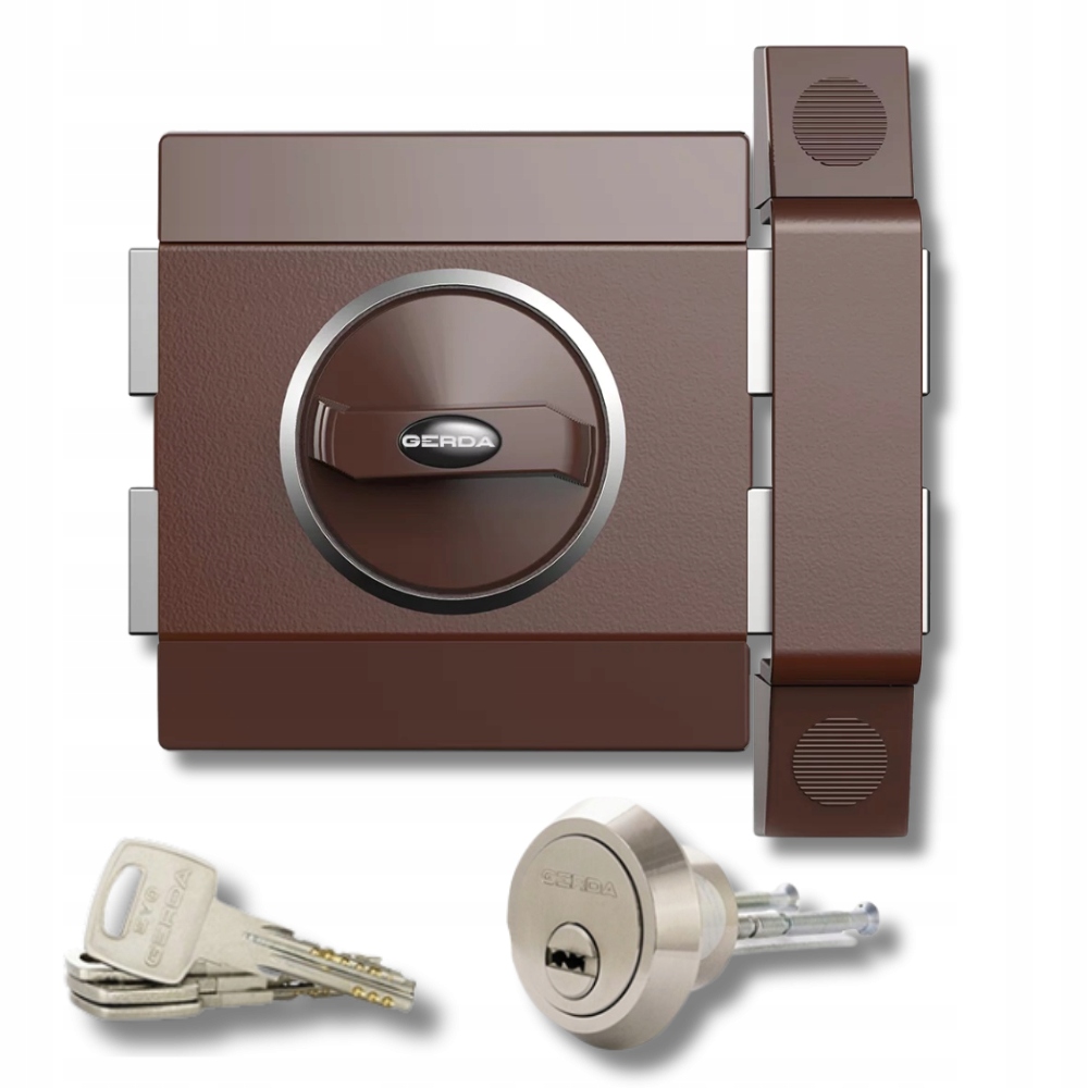 Povrchový zámek Gerda ZX1000 Atest Proti Vloupání Univerzální Bronz