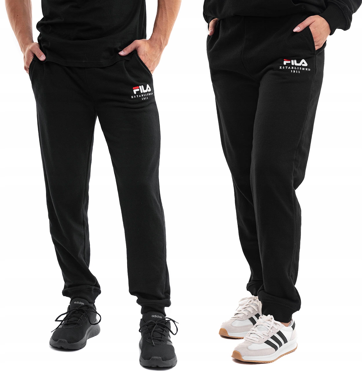 Unisexové teplákové kalhoty Fila Sportovní bavlněné tréninkové tepláky vel M