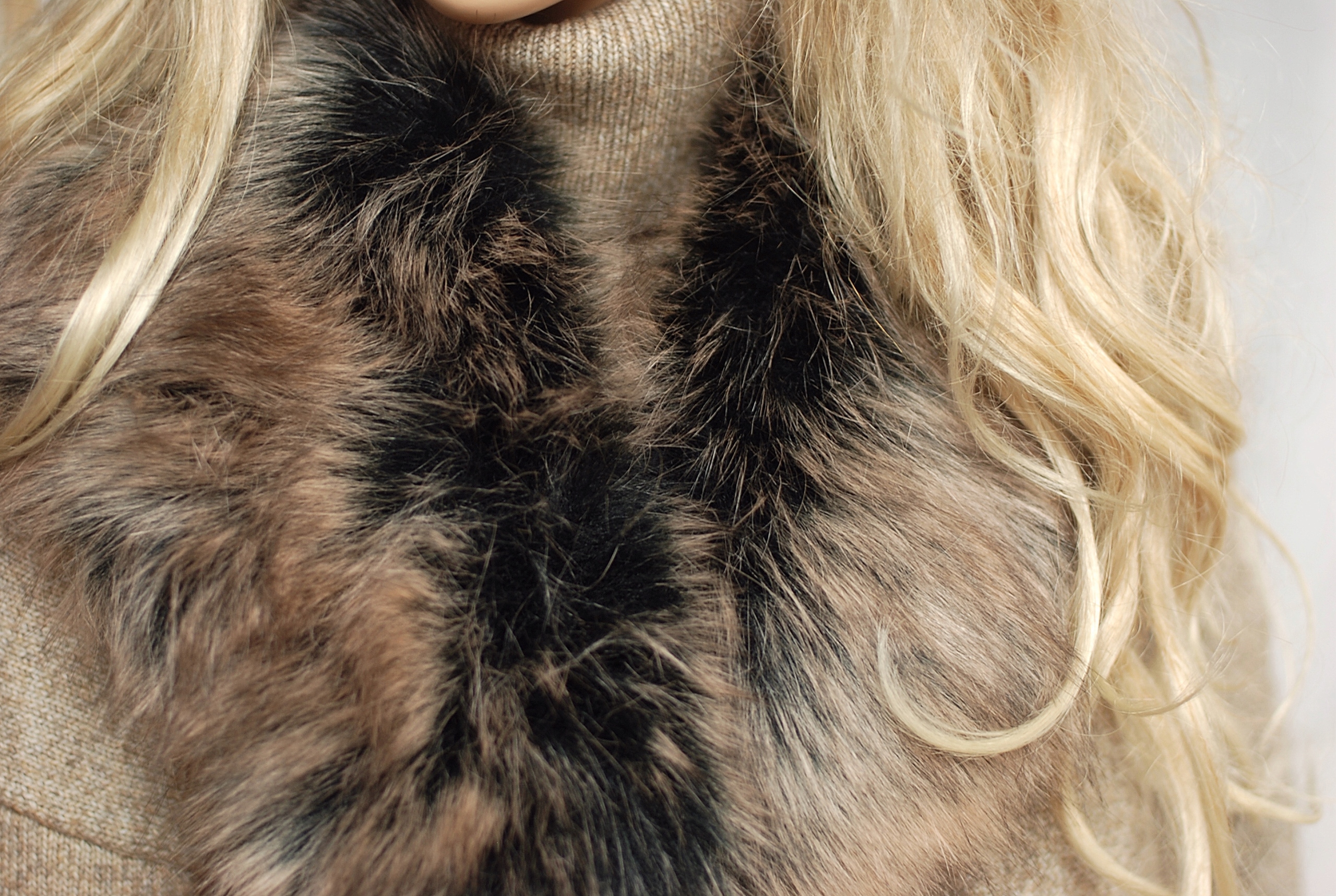 Duży szal szalik kołnierz etola futerko futro HIT! Rozmiar uniwersalny