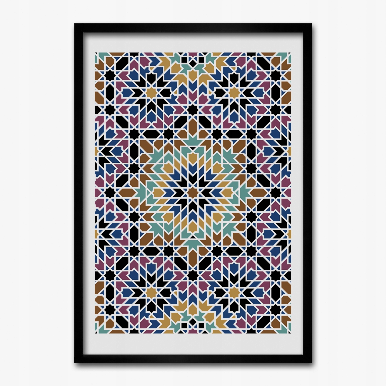 Obraz v ráme na stenu Mozaika geometria 70x100