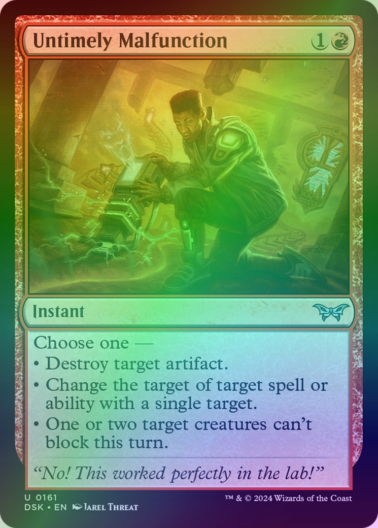 [mtg] Untimely Malfunction (dsk) *foil*