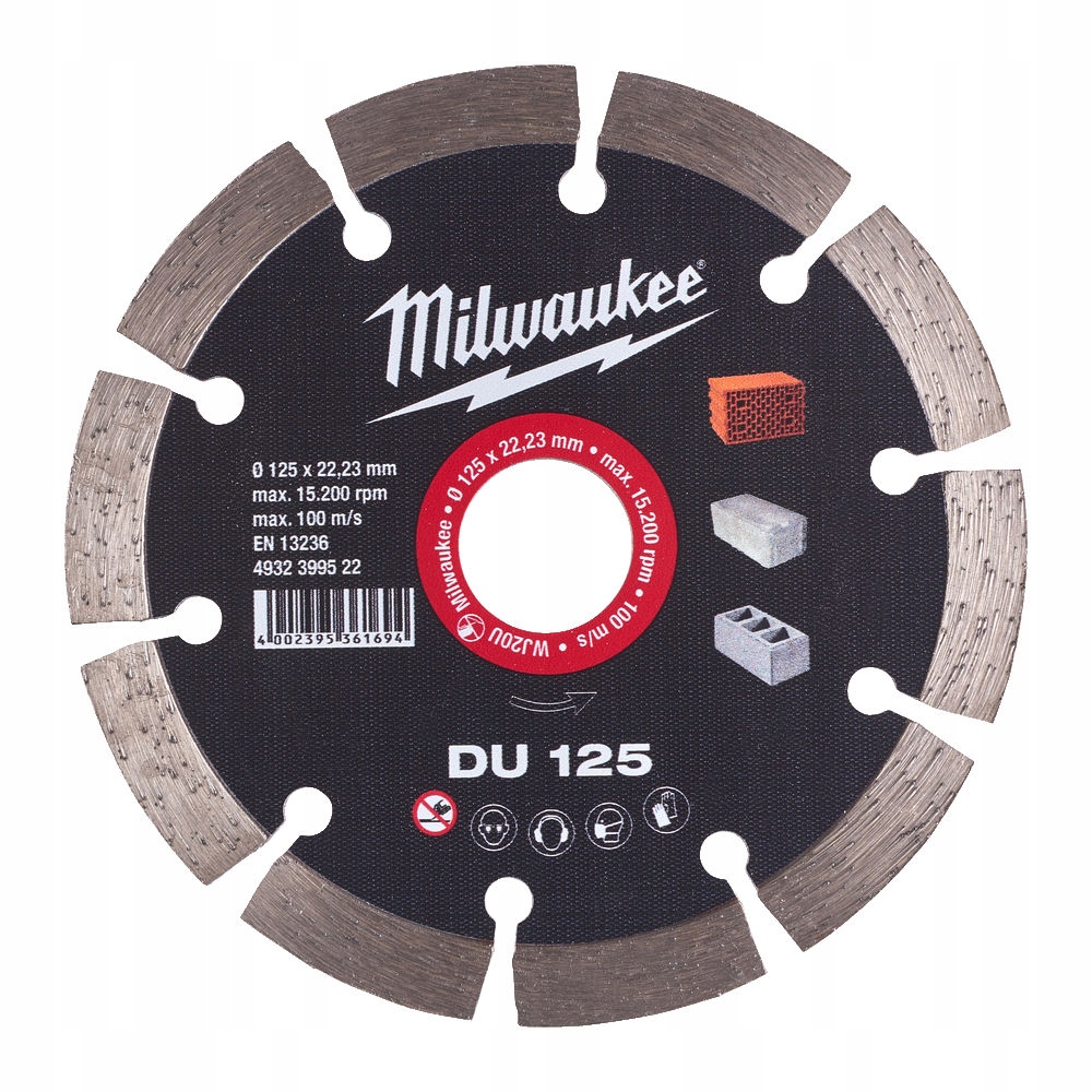 

Milwaukee Tarcza Diamentowa Do Betonu 125MM 22,3MM