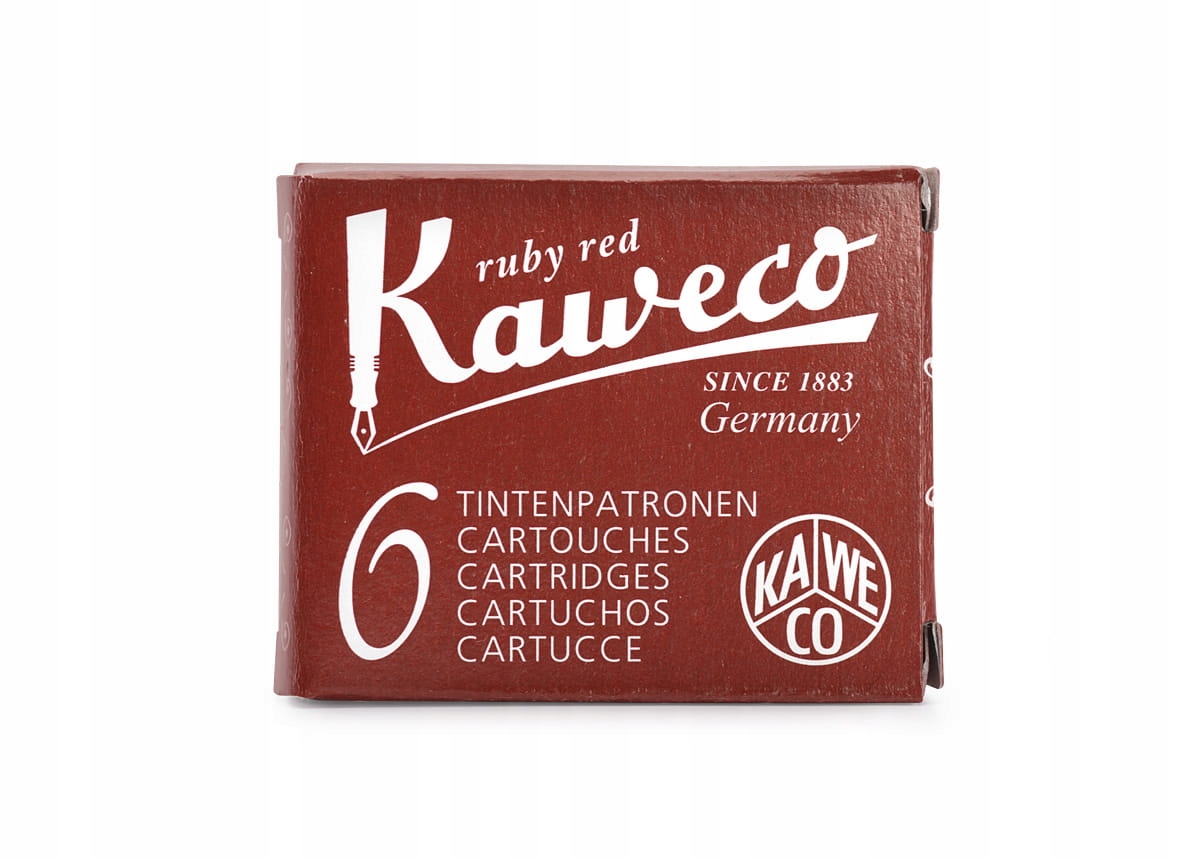 

Naboje Kaweco Ruby Red 6szt.