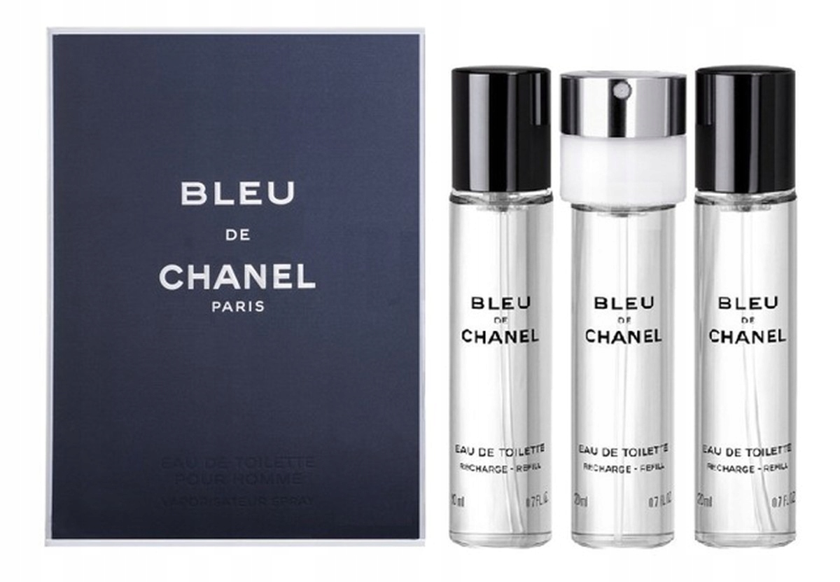 Chanel Bleu de Chanel Pour Homme Sada toaletní voda náplně 3x20 ml
