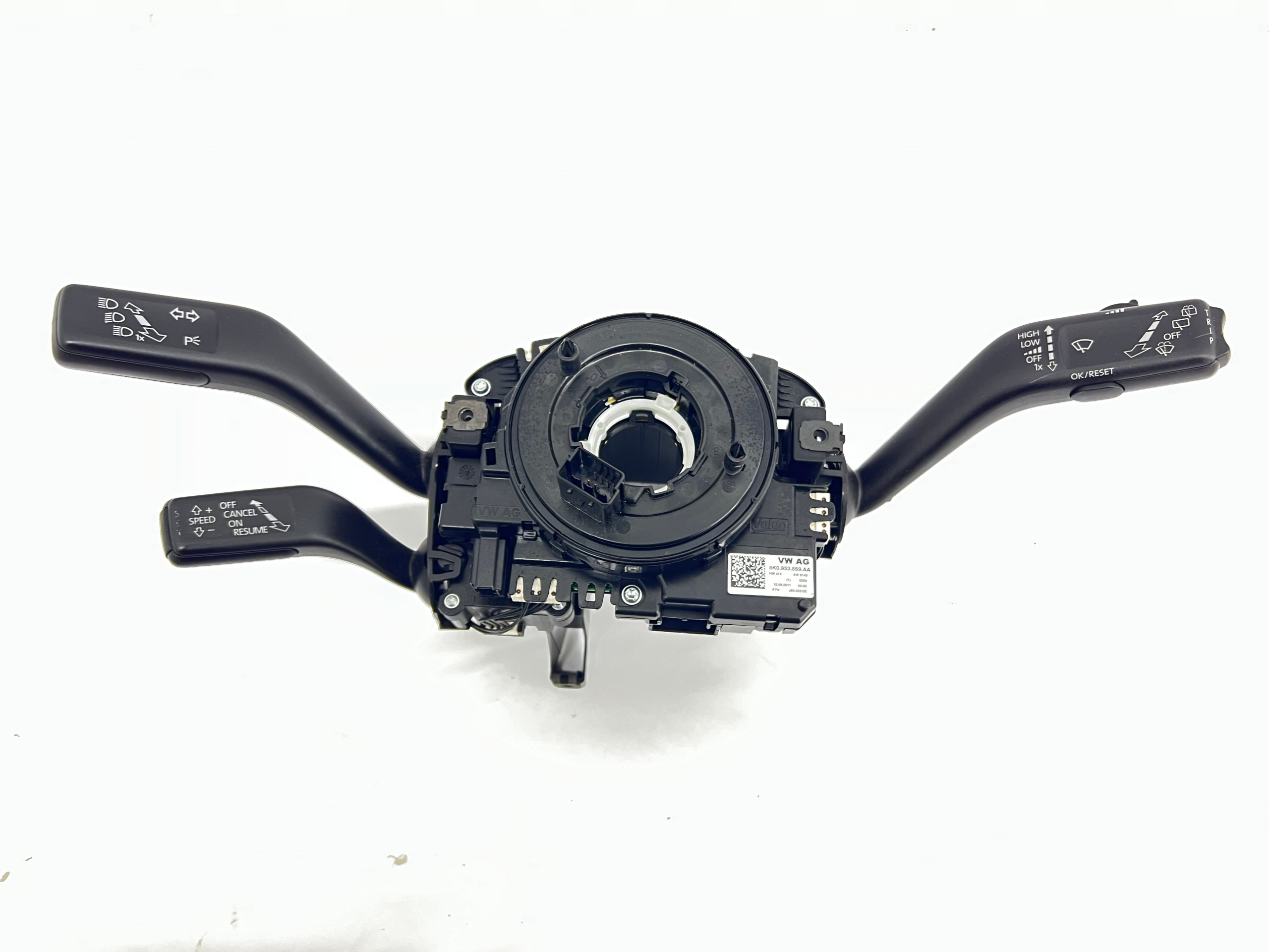 steering wheel levers and controls ring VW PASSAT B7 3C9953501BP 5K0953569AA 3C9953502C