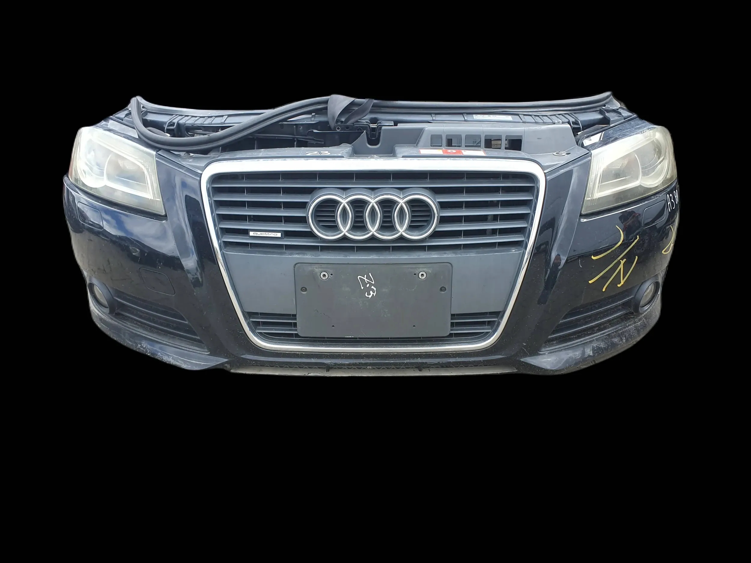 AUDI A3 8P LIFT PAS PRZEDNI 2.0TDI ZDERZAK PRZÓD KOMPLETNY LAMPY