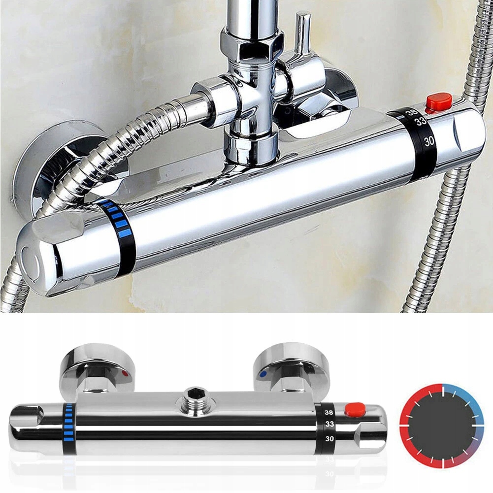 Bateria Prysznicowa Z Termostatem Natryskowa Termostat Prysznic Chrom