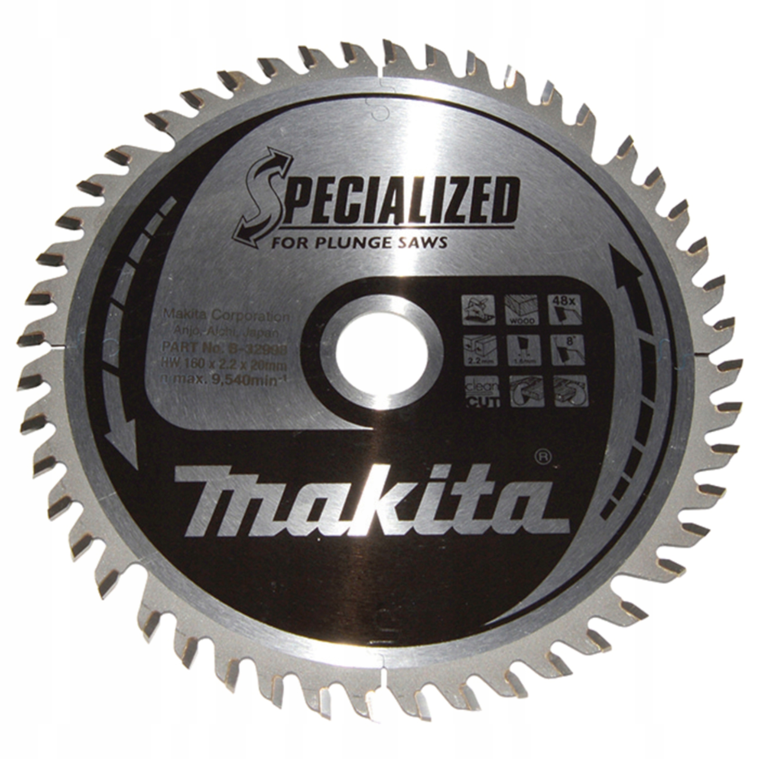 Tarcza Tnąca 160X20 48Z Makita B-32998 Zagłębiarka