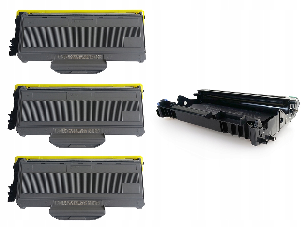 3x Tonerový buben pro Brother DCP-7030 DCP-7040 7045N