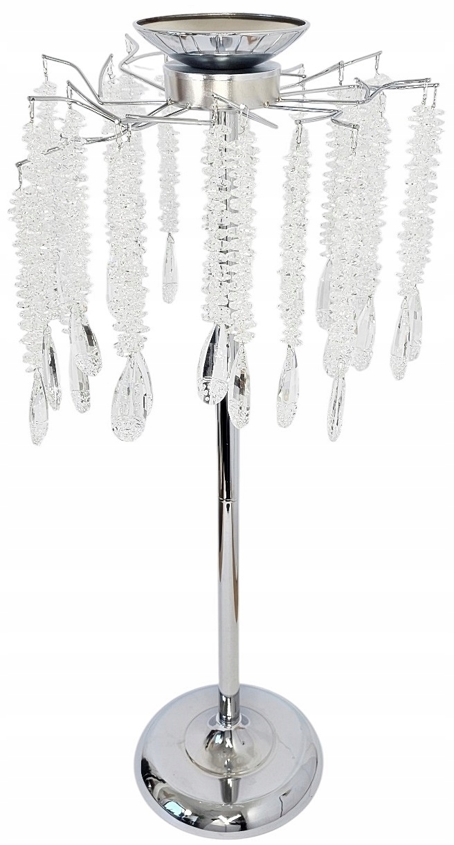 Postument Květinový Stojan Karusel 85 cm Stříbrný K85