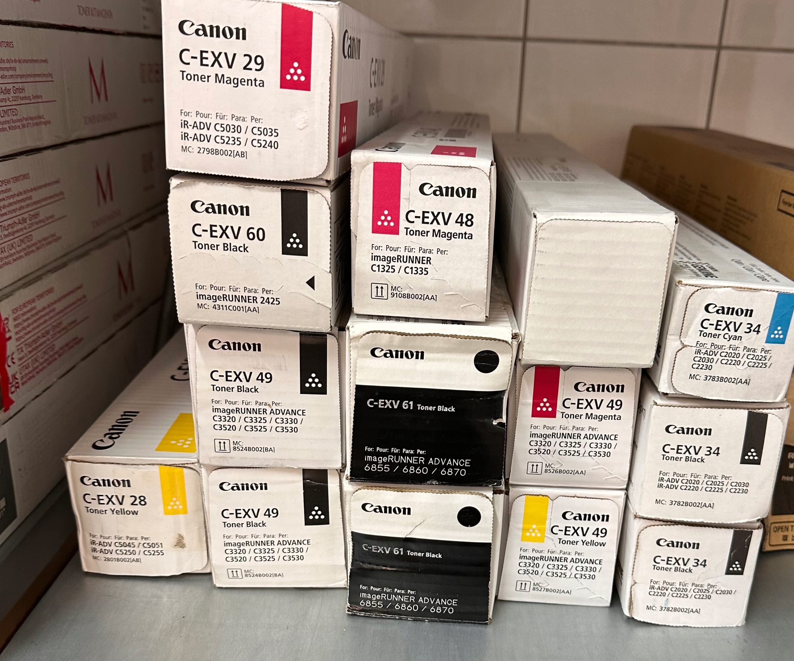 Originálny toner Canon C-exv 61 (4766C002) (Čierny) pre Advance DX 6870i