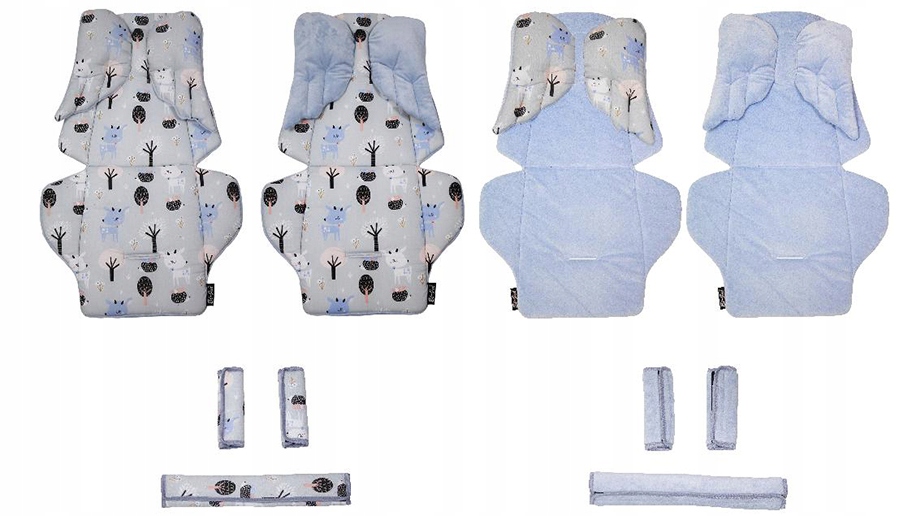 ZESTAW WKŁADKA DO SPACERÓWKI Z PODUSZKĄ S LPB