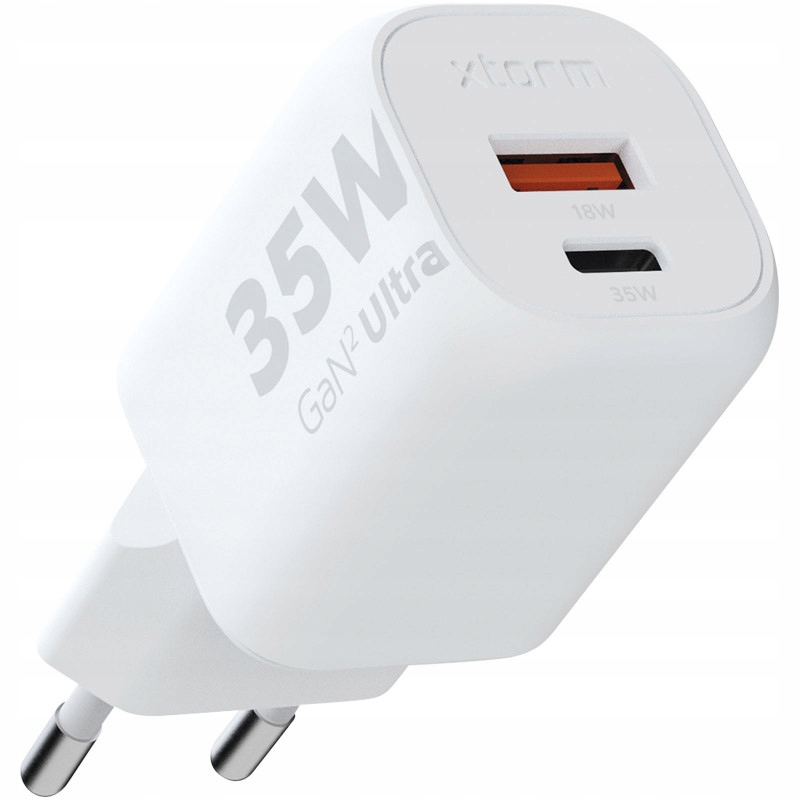 Rychlá univerzální síťová nabíječka Xtorm GaN2 35W 2xUSB Pd Qc 3.0