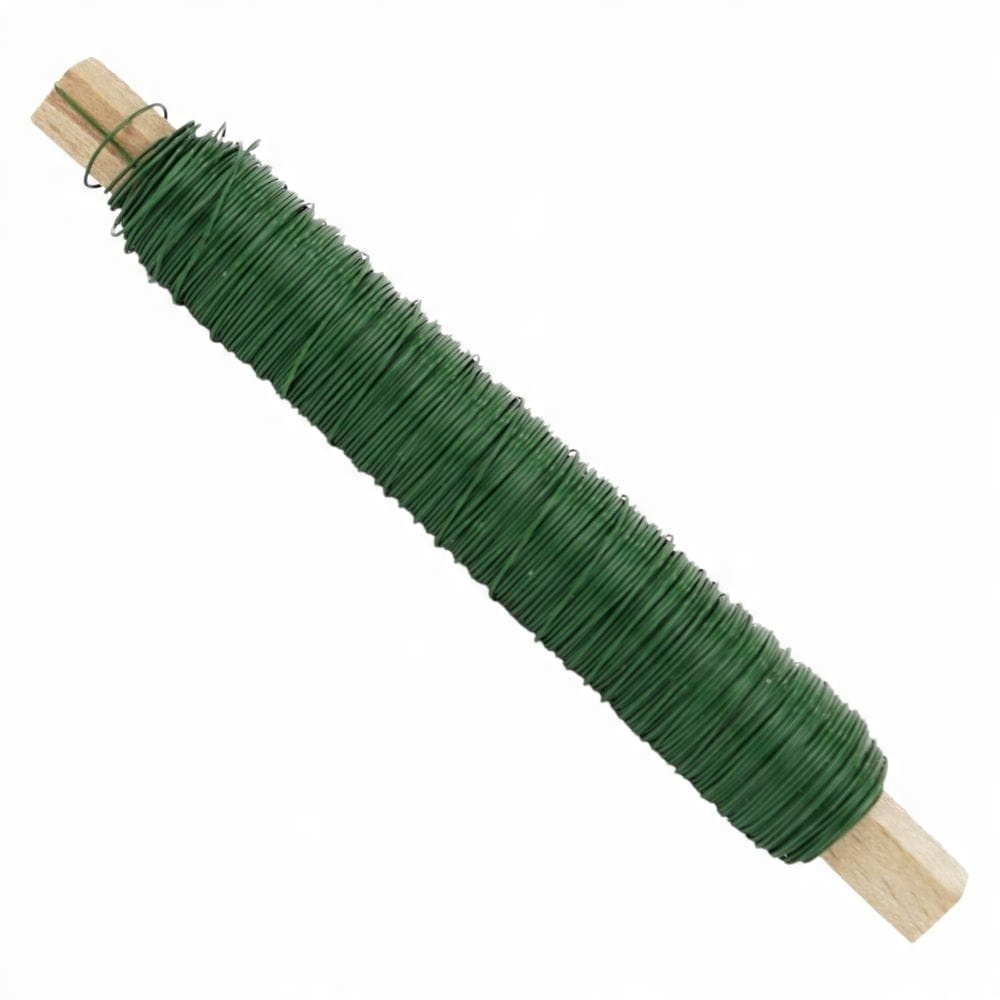 

Drucik Florystyczny Zielony Drut Do Kwiatów 0,6 mm