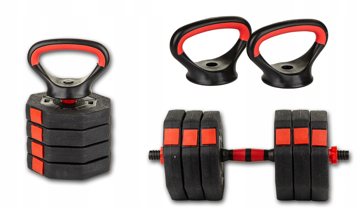 

Hantla Kettlebell Odważnik regulowany 10kg uchwyty