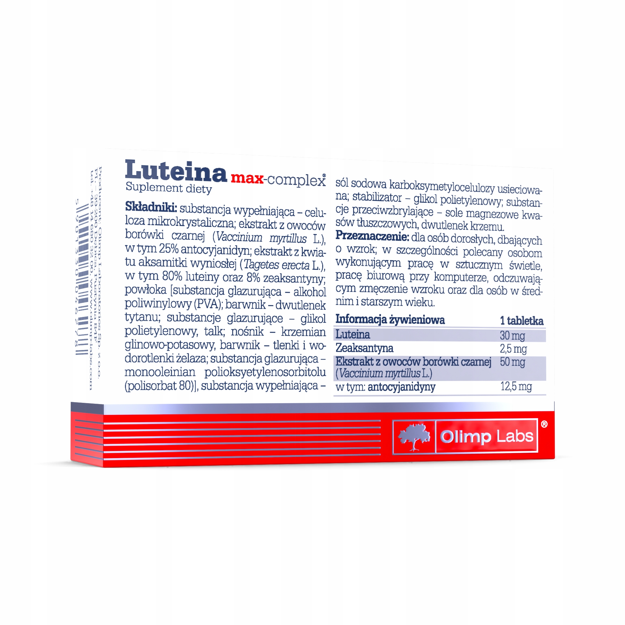 OLIMP LUTEINA MAX-COMPLEX 30tabl OCHRONA WZROKU Marka Olimp Laboratories